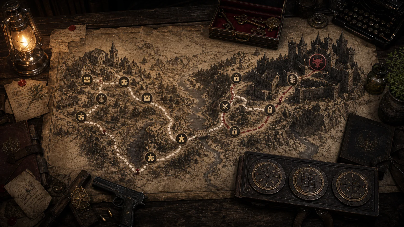 Resident Evil 4 Remake Castle Treasure Map Priority